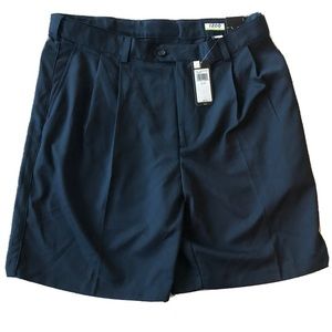 NEW IZOD Men's PerformX Basix Navy Blue Golf Chino Dress Shorts - Size 38 UPF 50